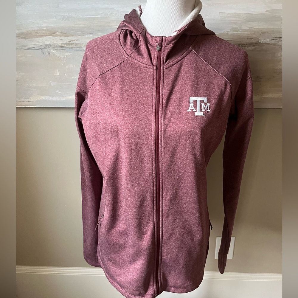 Texas A & M zip up jacket/hoodie by Columbia